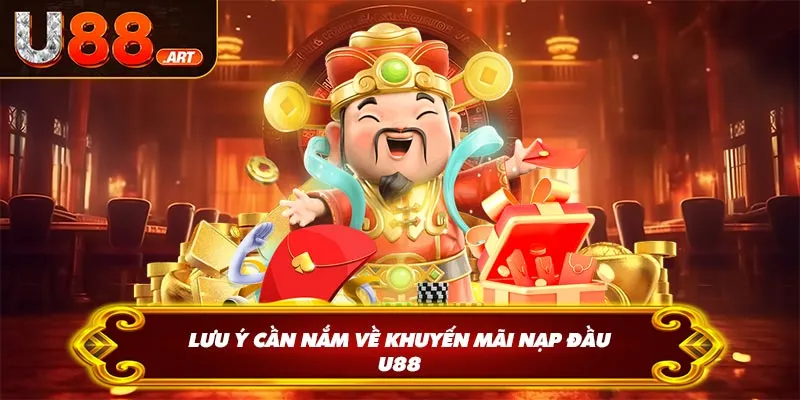 Lưu ý cần nắm về khuyến mãi nạp đầu U88